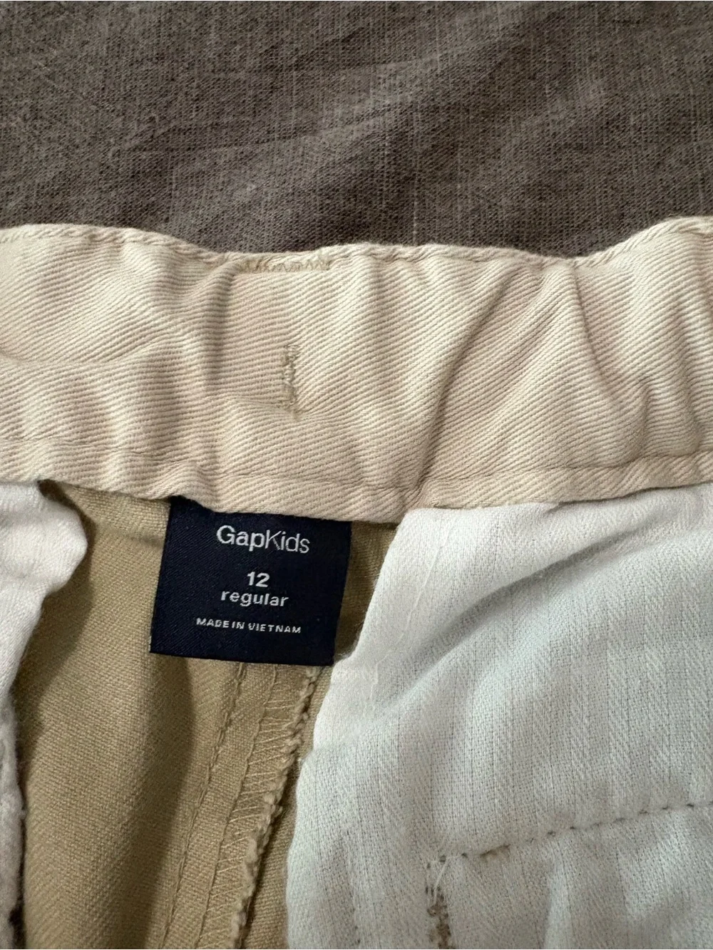 GAP Kids Straight-Leg Chinos in Light Beige